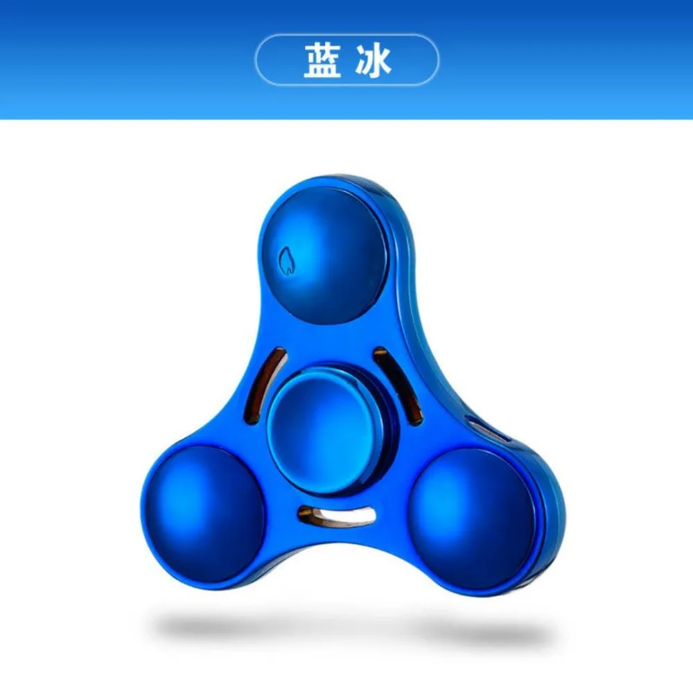 USB Зажигалка три листа пальцевая зажигалка с гироскопом металлическая