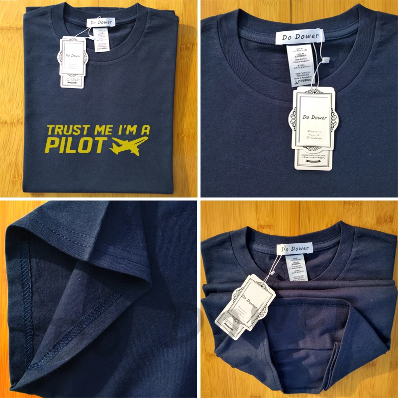 Лето 2018 Новое поступление футболка летнего сезона с надписью I'm A Pilot мужская