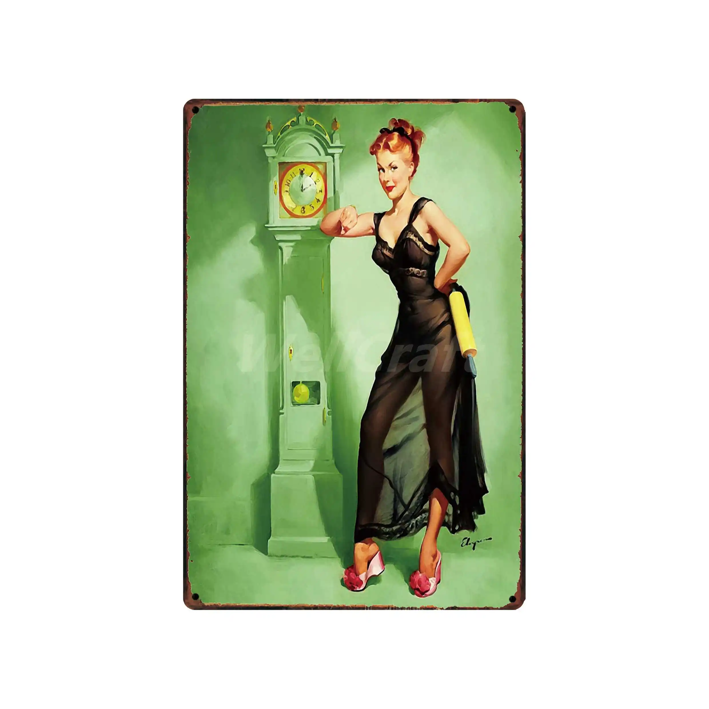 [WellCraft] PIN UP Леди Ретро Сексуальная жестяная вывеска настенная доска на заказ картина старинный античный подарок Паб декор комнаты LT-1714 - Цвет: SA-5006