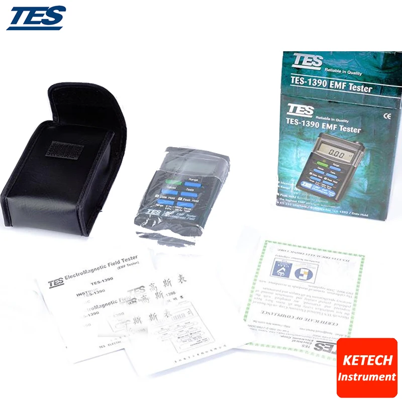 TES 1390 ручной EMF тестер Гаусс электромагнитное поле метр|field meter|field |