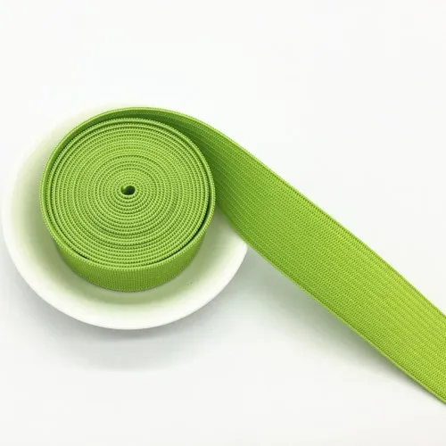 Fruit green 5 м цветные эластичные ленты 20 мм плоская прошитая резинка для нижнего белья трусы Бюстгальтер резиновая одежда декоративный мягкий эластичный пояс - Цвет: Fruit green
