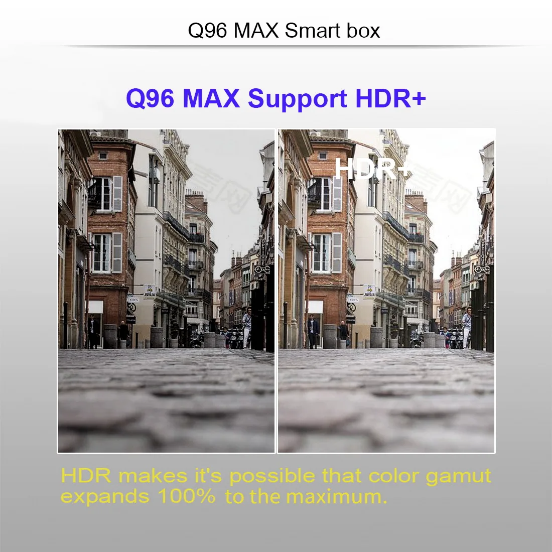 Android 9,0 Smart tv Box Q96 Max Allwinner H6 Четырехъядерный 4 ГБ ОЗУ 32 Гб ПЗУ 6K H.265 2,4G WiFi USB3.0 медиаплеер телеприставка