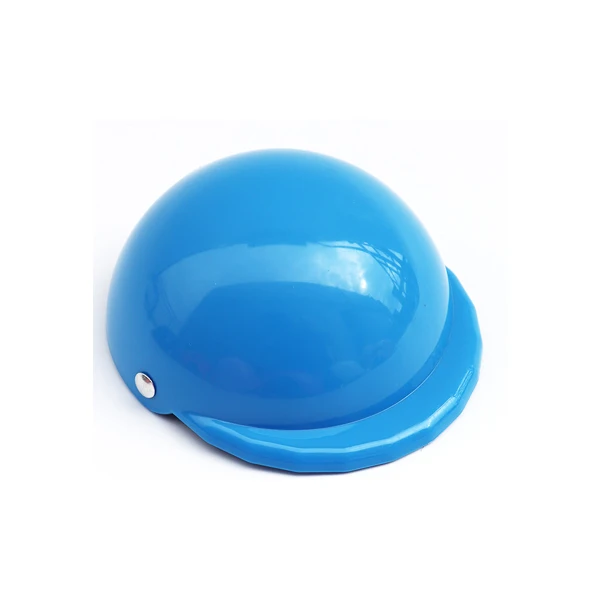 Blue Helmet Летняя шляпа для собак, мотоциклетный шлем, кепка для домашних животных для маленьких средних собак, французский головной убор для бульдога чихуахуа, кошки, вечерние смешной реквизит для фотографий - Цвет: Blue Helmet