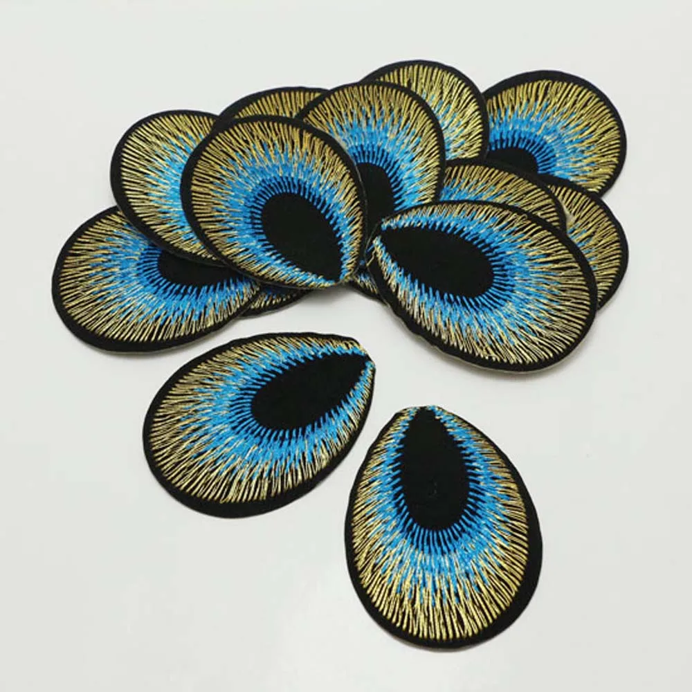 50 шт./партия вышитая ткань небесно голубого цвета|iron on patches|iron onpatch iron |