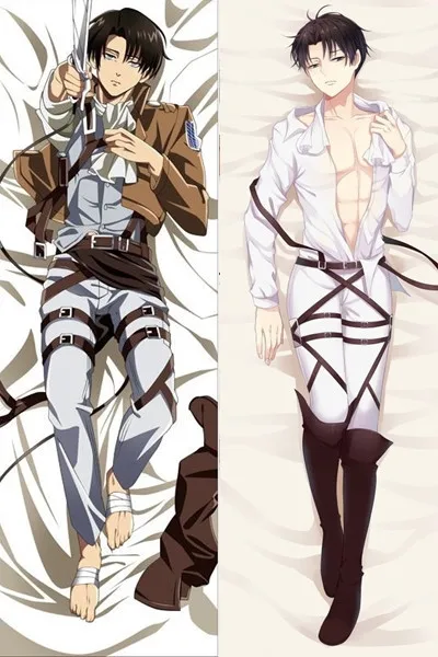 Аниме Подушка «Dakimakura» для Levi Ackerman 150*50
