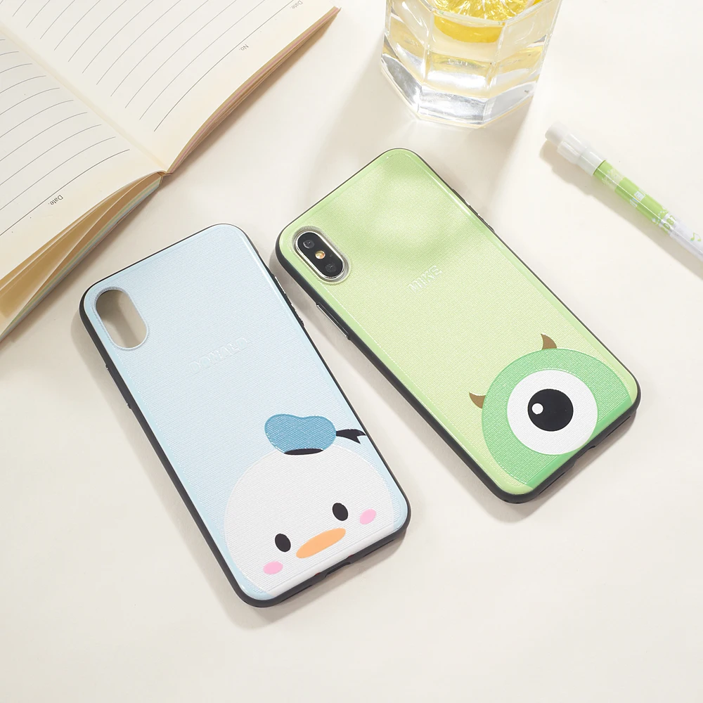 MSV Cute cartoon Phone Case For iPhone 7 Plus Fashion Hard Fundas Capa Back Cover X XR 8 6 S XS Max 8plus Cases |