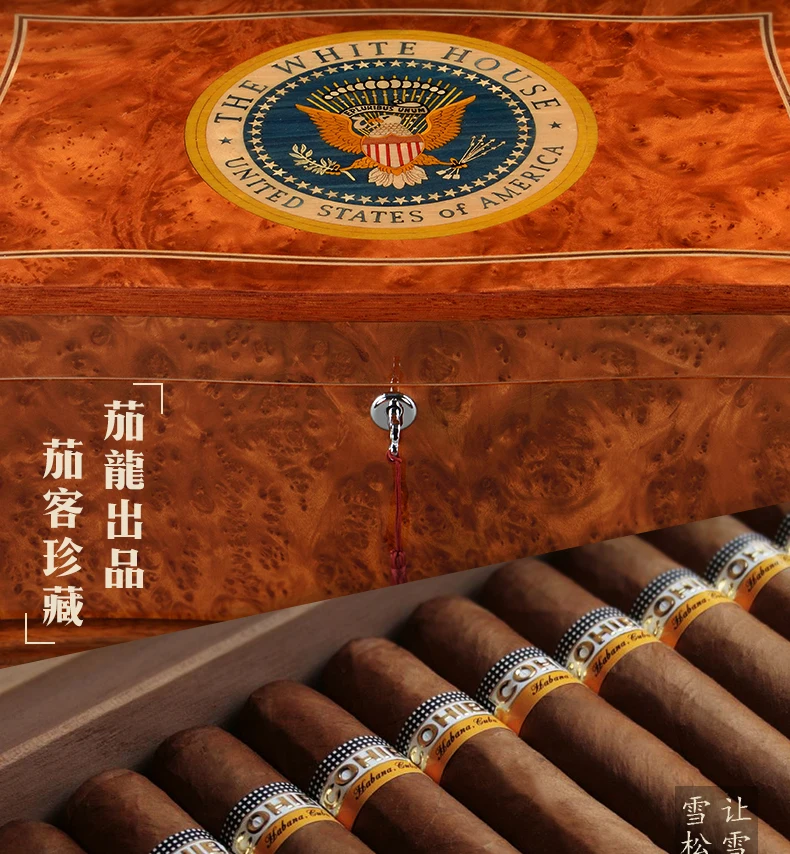 CIGARLOONG сигара увлажняющая коробка кедр большая емкость увлажнение шкафчик сигары хьюмидор сигары чехол HH-9001