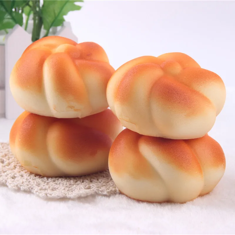 Мягкий сжимаемый ароматизированный хлеб Jumbo PU Kawaii медленно восстанавливающий