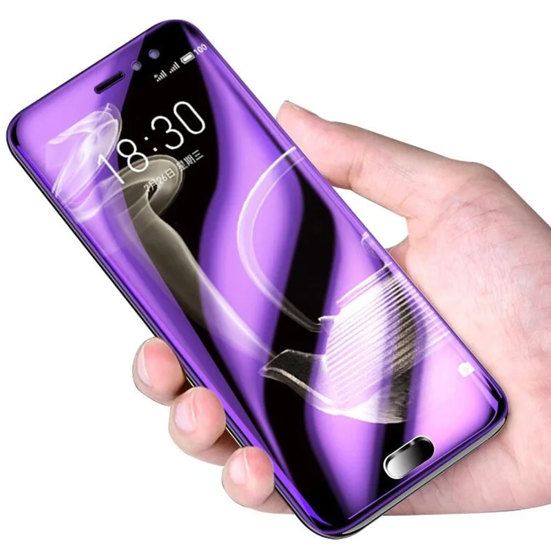 JGKK 2.5D анти синее матовое закаленное стекло для Meizu Pro7 Plus синий без отпечатков