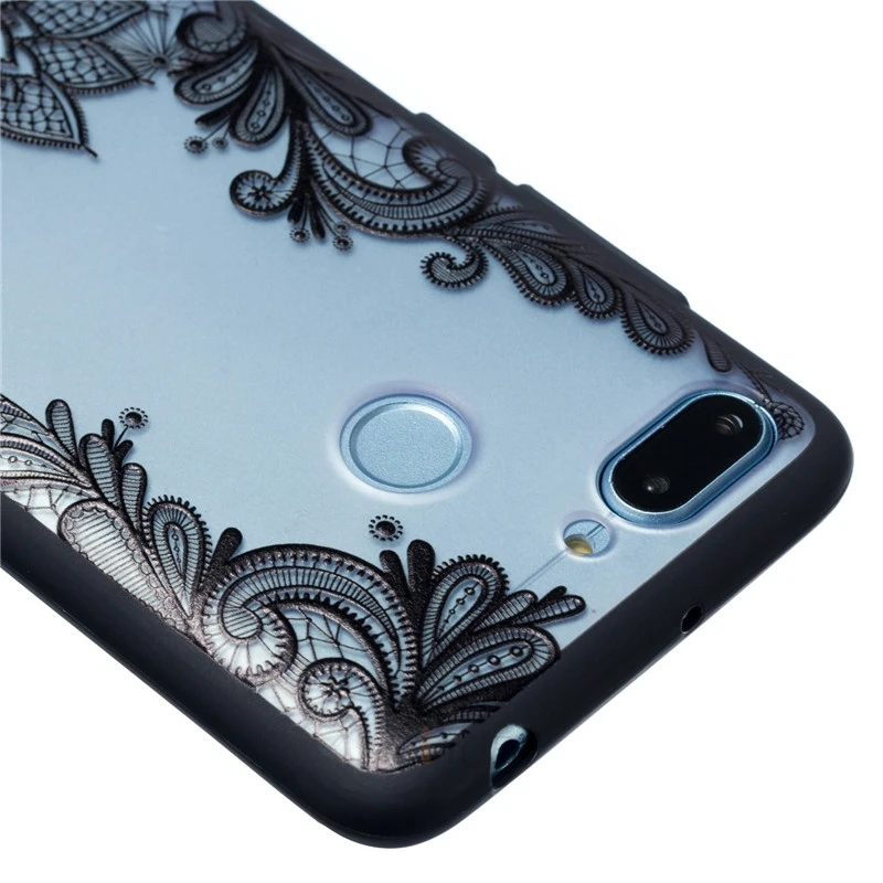 case for xiaomi redmi 6 6A girl 3D lace flower tpu silicone back cover redmi6 redmi6A xiomi |