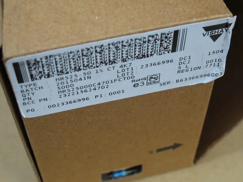 

Original new 100% BC 4.7K 4K7 MRS25 fever resistance (Inductor)