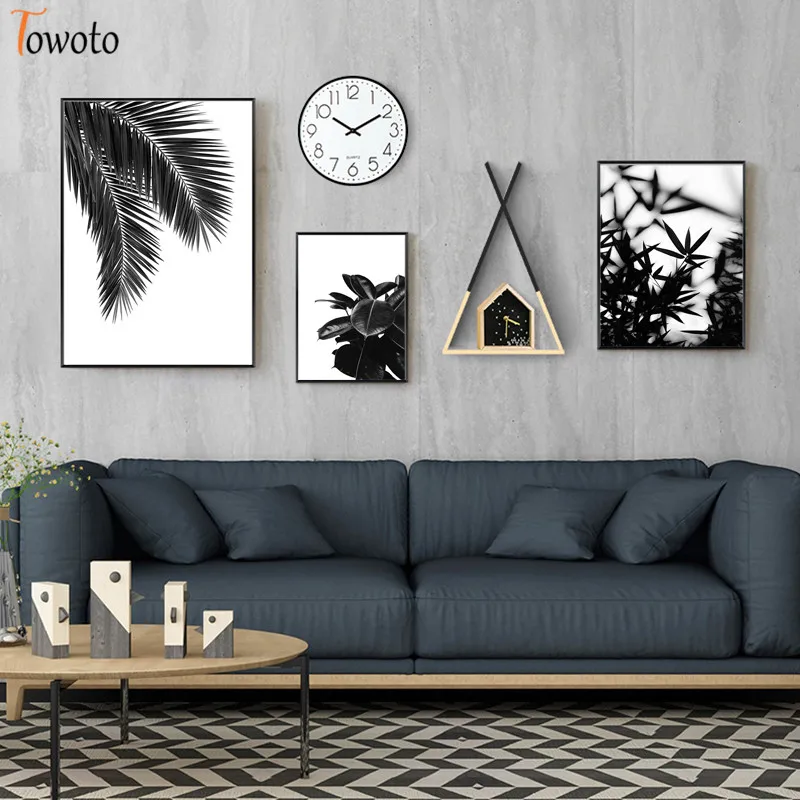 Кактус растительный принт Агава настенное искусство тропический холст живопись