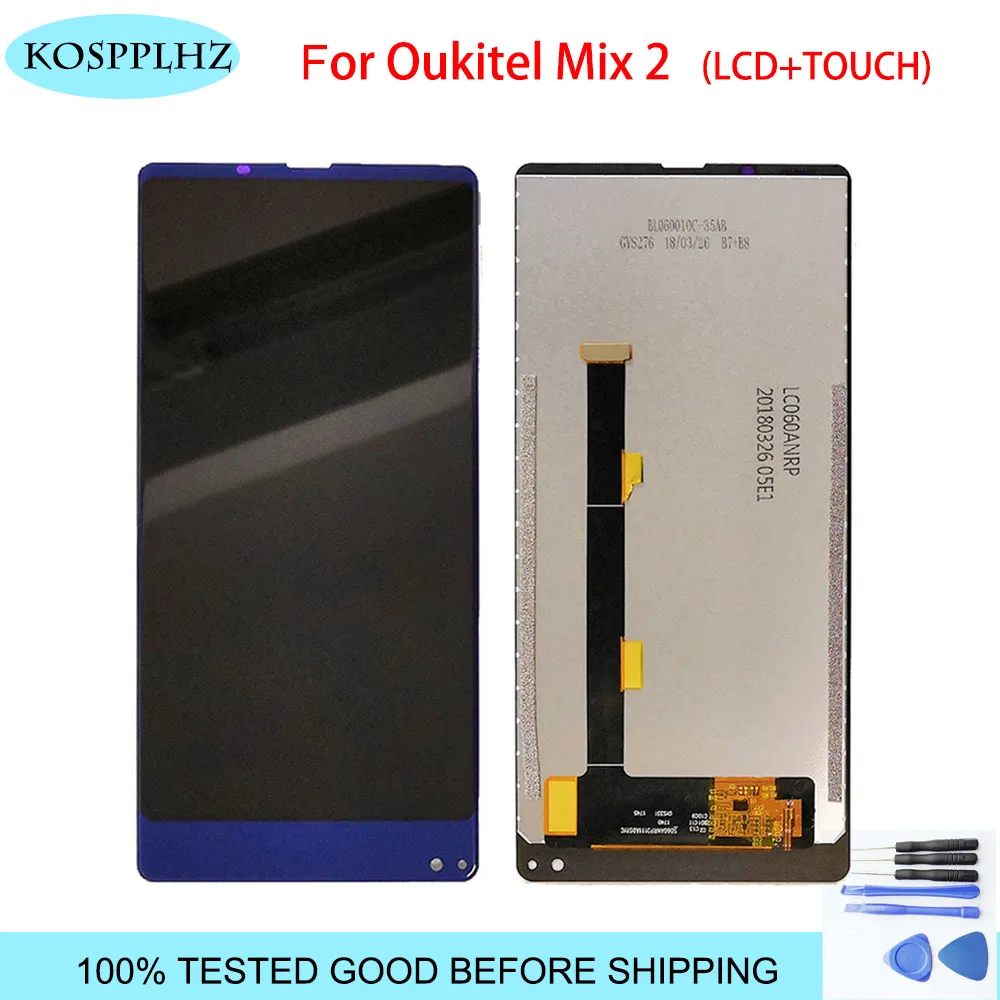 Для Oukitel Mix 2 4G ЖК дисплей и сенсорный экран дигитайзер для Mix2 + Инструменты