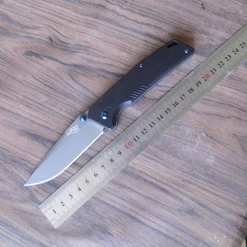 Жар-Ganzo FB7603 440C G10 или ручка из углеродного волокна, складной нож для выживания Отдых на природе нож карманный тактический уличный инструмент EDC - Цвет: Черный