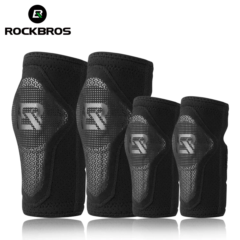 ROCKBROS велосипедные детские налокотники наколенники из ЭВА дышащие Спортивные