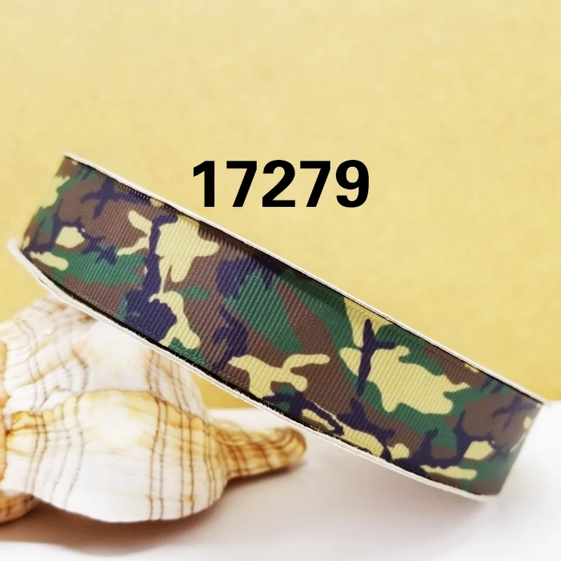 50 ярдов мультфильм напечатанный grosgrain ленты 15093 - Цвет: 17279