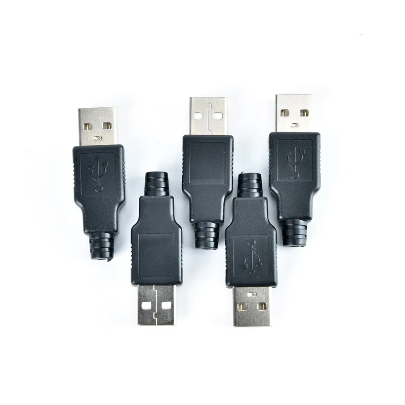4 контактный USB разъем типа А сделай сам Коннектор с пластиковой крышкой адаптер