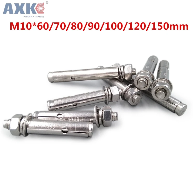 AXK M10 * 60/70/80/90/100/120/150 нержавеющая сталь болт Расширения установочный винт взрывной