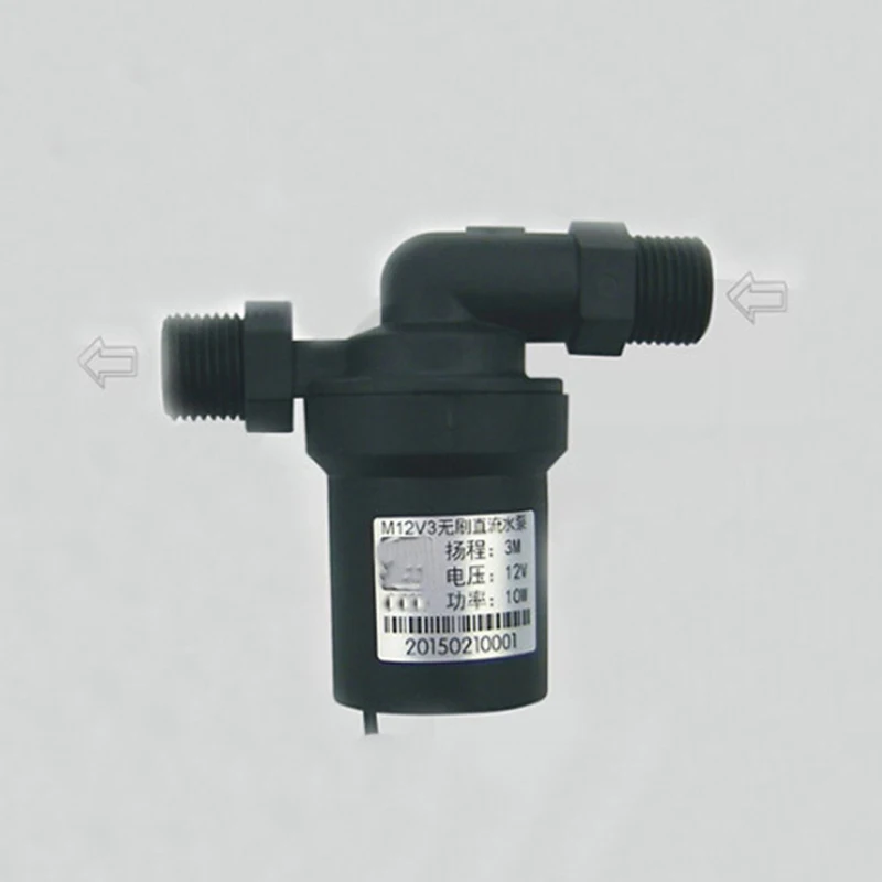 DC12V солнечный насос для горячей воды циркуляционный подъем 3 м работает на