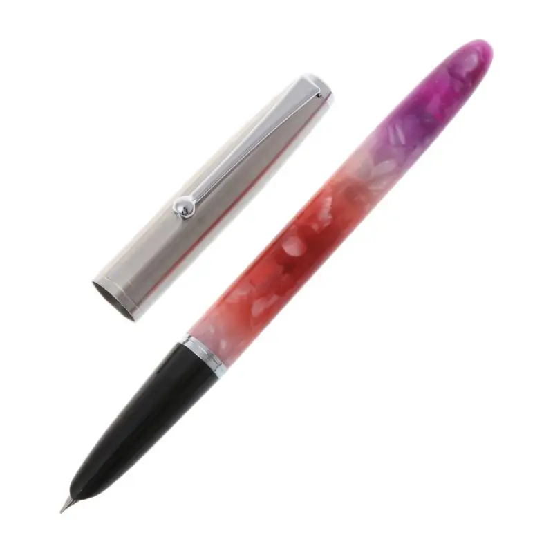 04 Jinhao 51A роскошная мужская перьевая ручка, деловая, Студенческая, 0,38 мм, очень тонкое перо, каллиграфия, школьные, офисные принадлежности, инструмент для письма - Цвет: 04
