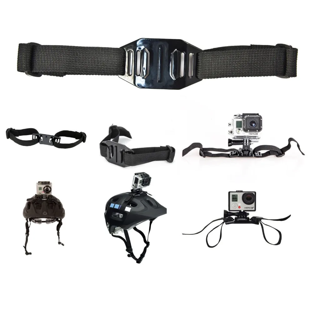 Новый аксессуар для Gopro головной адаптер ремень Go Pro крепление держатель шлем Hero 5