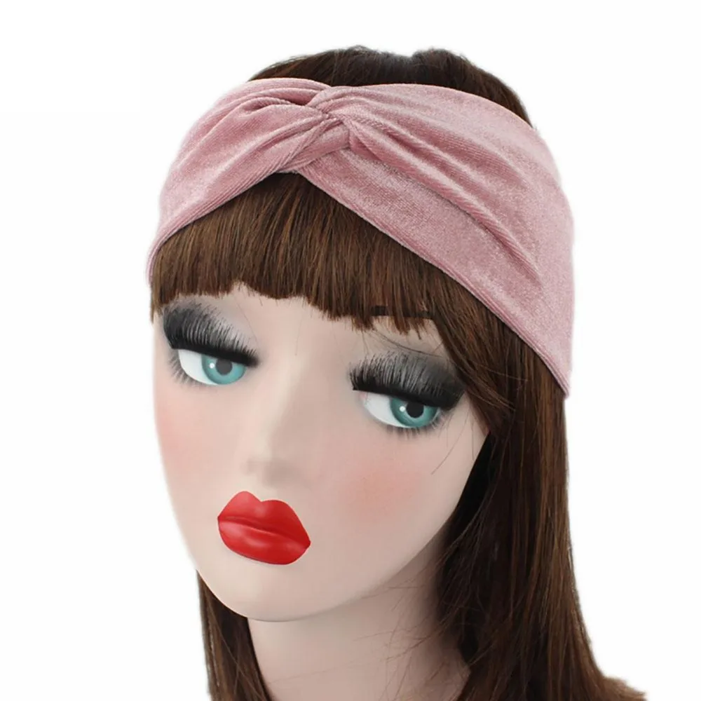 Женская Вельветовая шапка Gorros однотонная Повседневная Шапка-бини для девочек