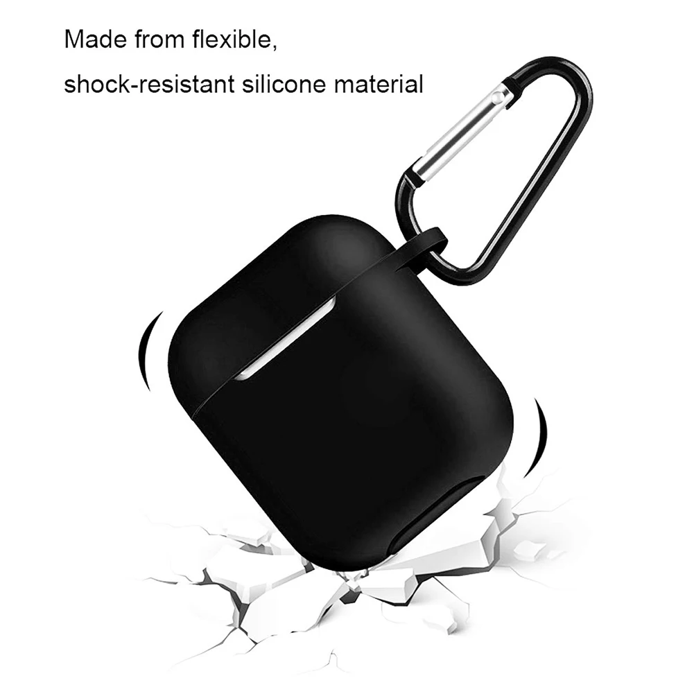 Твердый Цветной силиконовый пылезащитный чехол для Apple Airpods Charge Box|Аксессуары