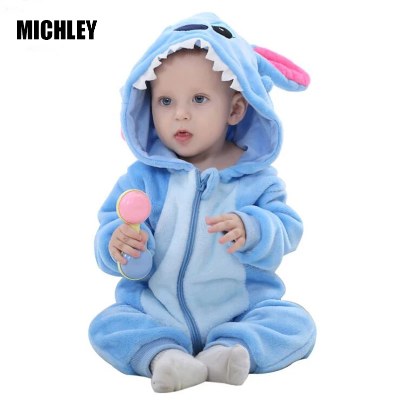 Детский комбинезон с капюшоном для мальчиков и девочек|baby costume|stitch baby costumeinfant romper |