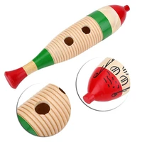 wooden fish shape drum sticks percussion toy instrument percussion toys for children gifts infant playing type fish drum sticks
