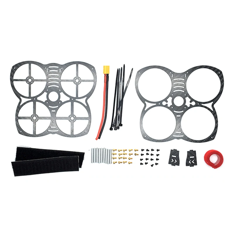 Exuav мини-бабочка 90 мм Колесная база 1.5 mmThickness углерода Волокно FPV-системы Racing Drone