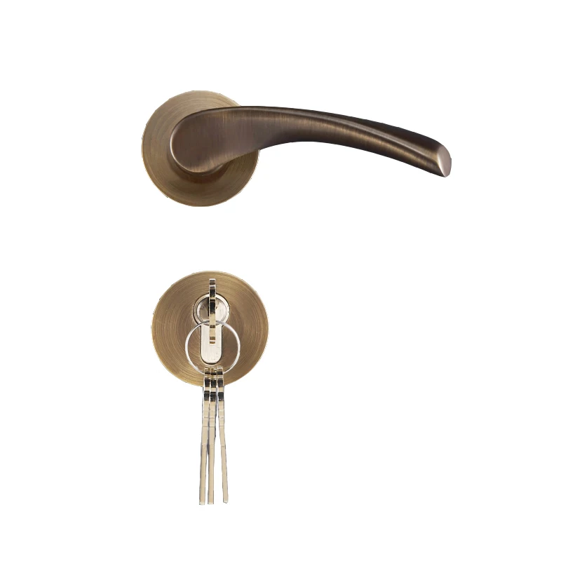 Один набор/деревянные дверные разделенные замки имитация золота на дверную