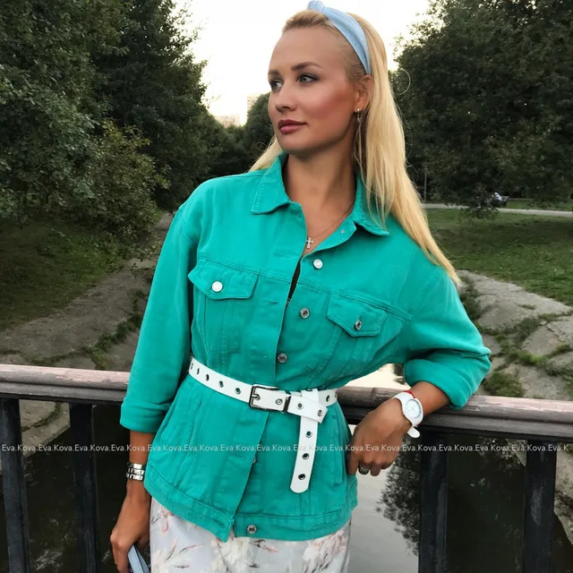 Высокое качество зимняя куртка женская джинсовая верхняя одежда с длинным рукавом Базовая куртка винтажная тонкая модная Потертая джинсовая куртка