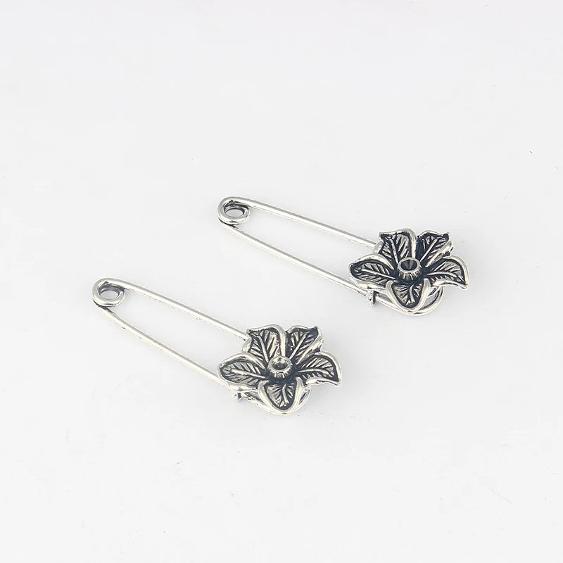 10Pcs Tone Strong Metal Kilt Scarf Brooch Safety Pin With Flower 53mm | Украшения и аксессуары