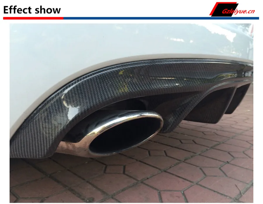 Задний диффузор из углеродного волокна для Jaguar XF XFL 2012 2013 2014 2015 спойлер высокого
