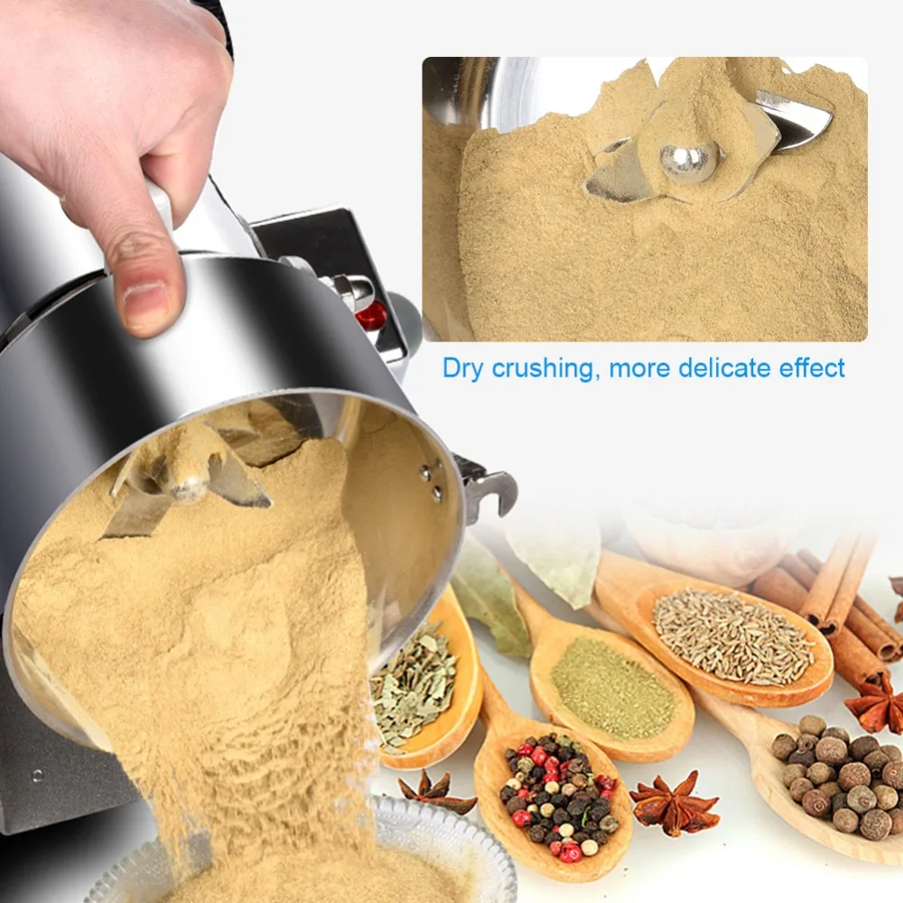 300g/1000g Swing Type Electric Grains Stainless Steel Dry Food Grinder Mill Grinding Machine High Speed Intelligent Home Crusher |