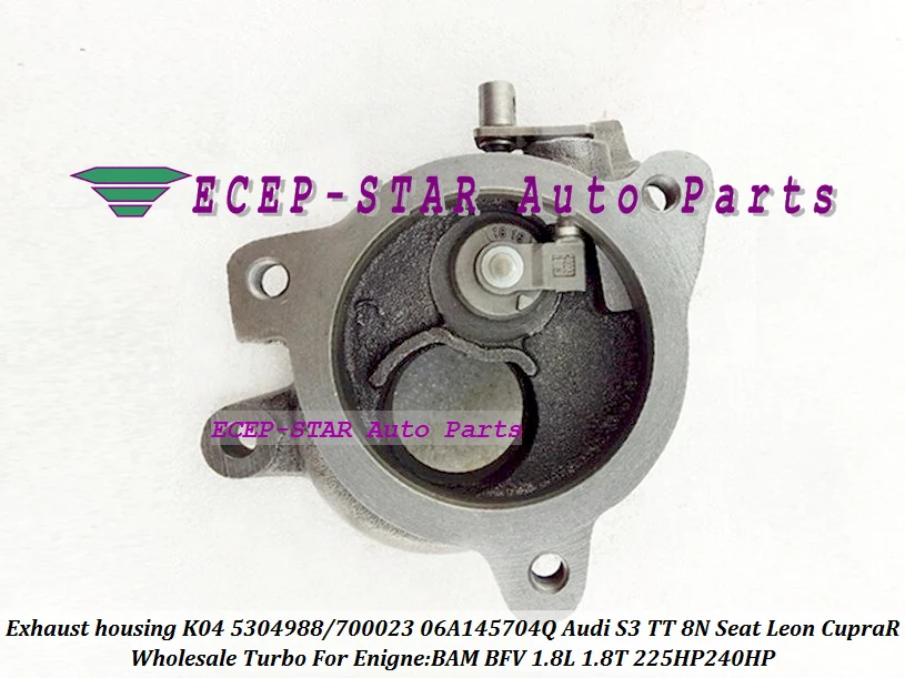 Корпус турбины выхлопной K04 53049880023 53049700023 06A145704Q для Audi S3 TT 8N Seat Leon 1 8 T Cupra R BAM BFV 1.8L