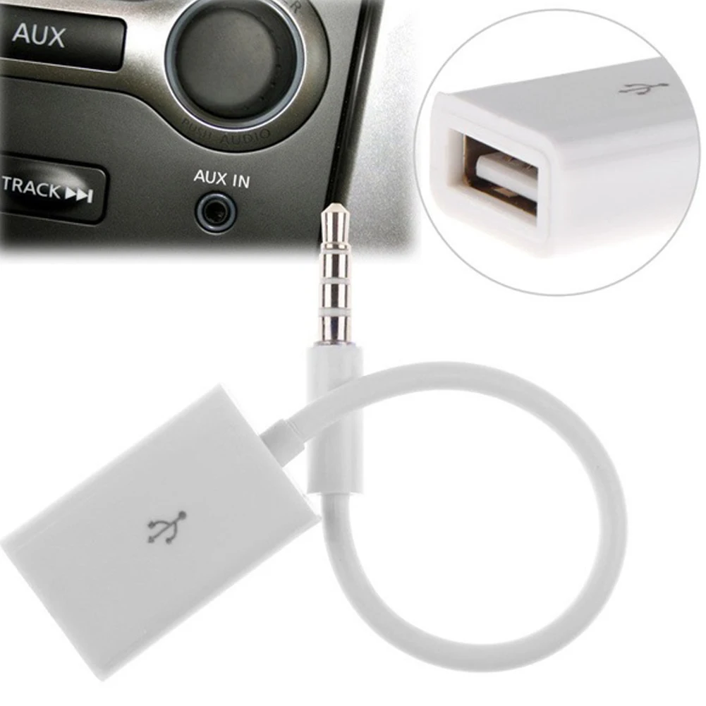 2 МБ/с. автомобиля AUX Мужской кабель для конвертера флеш-накопитель USB с гнездовым