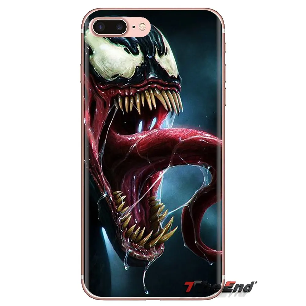 Для Xiaomi Mi3 Samsung A10 A30 A40 A50 A60 A70 Galaxy S2 Note 2 Grand Core Prime Spiderman черный костюм злодей Venom чехлы