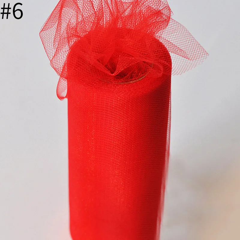 1 Roll Table Skirt for Wedding Party Banquet Table Decoration Soft Christmas Table Skirt Valentine's Day Desk Cloth Home Textile - Цвет: Red