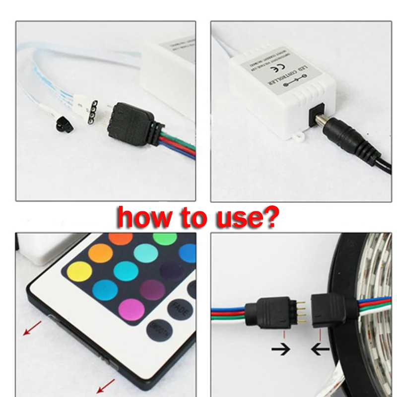 5 m RGB 3528 светодиодный полосы DC12V свет 300 s не обладает водонепроницаемостью гибкая