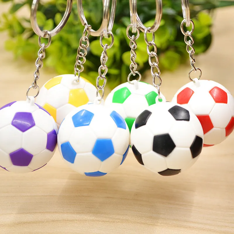 1pc Party Favors and Gifts LED Lights Football Soccer Traffic Light Keychain Key Ring Personalized Gift Souvenir|Сувениры для