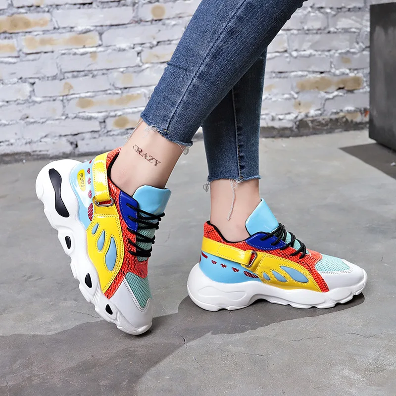 Новинка 2018 года сезон весна осень женская обувь из сетчатого материала дышащая