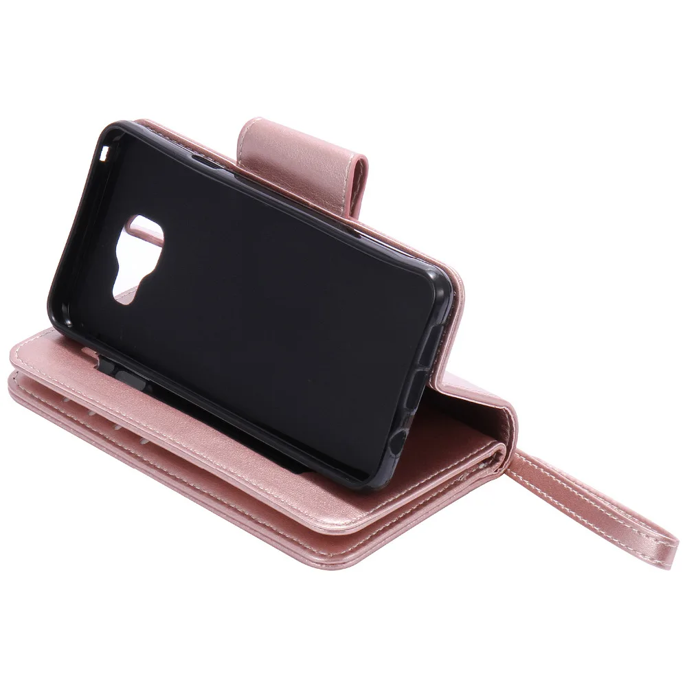 3D Embossed PU Leather Case For Galaxy A3 2016 A310 A310F Stand Wallet Coque Funda Beauty Girl Design 9Card Holder with Mirror | Мобильные