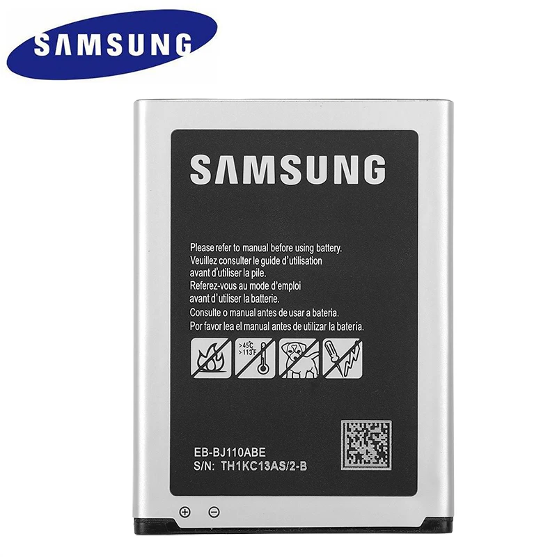 Оригинальный аккумулятор Samsung для Galaxy J1 J Ace J110 J110FM J110F J110H i9192 i9195 i9190 i9198 1900
