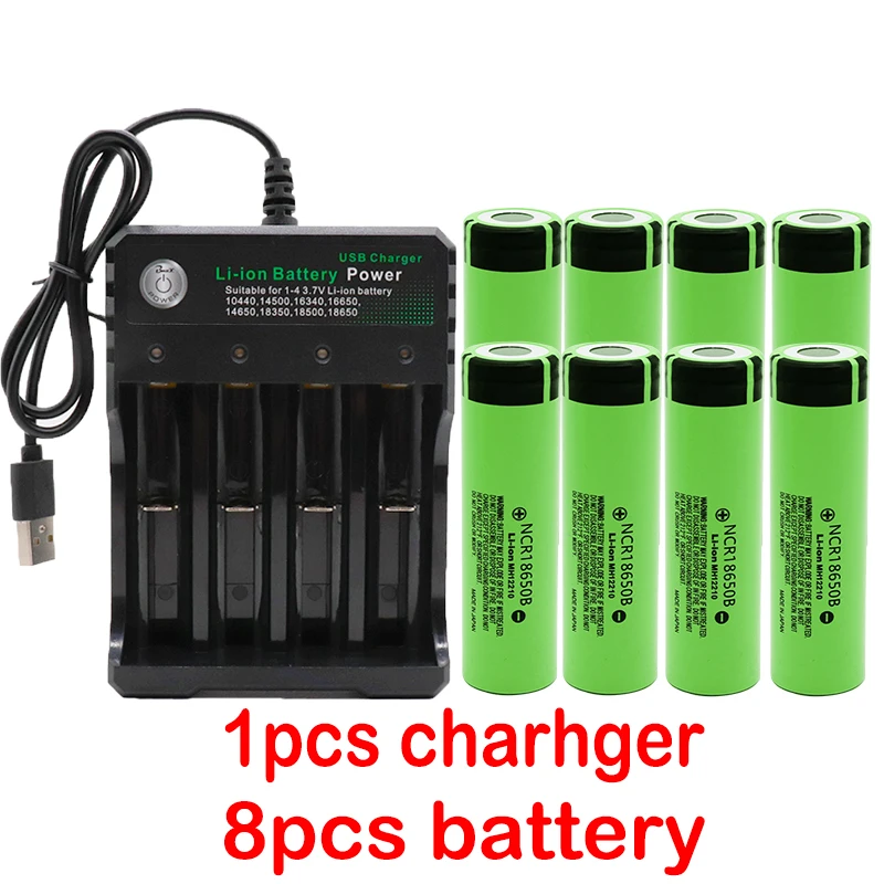 100% новый Оригинальный NCR18650B 3 7 v 3400 mah 18650 литиевая аккумуляторная батарея для Panasonic