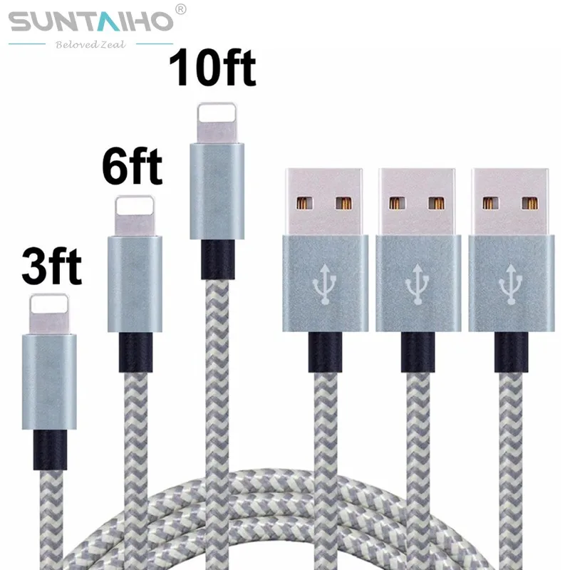 Suntaiho 1 m/2 m/3 m Кабель USB Быстрой Зарядки и Синхронизации Данных Мобильного Телефона