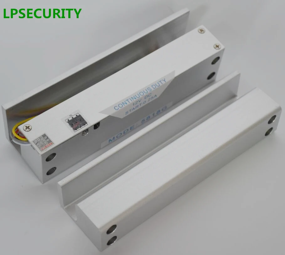 Lpsafety бескаркасная стеклянная дверь электрический замок с защелкой для дверей