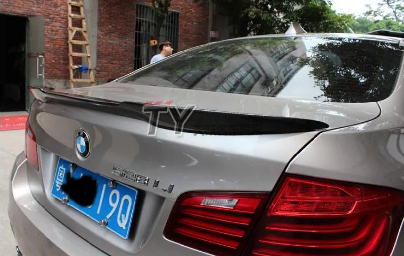 Спойлер HLONGQT из углеродного волокна для BMW 5 серии F10 F18 M5 2011 2017 стильные