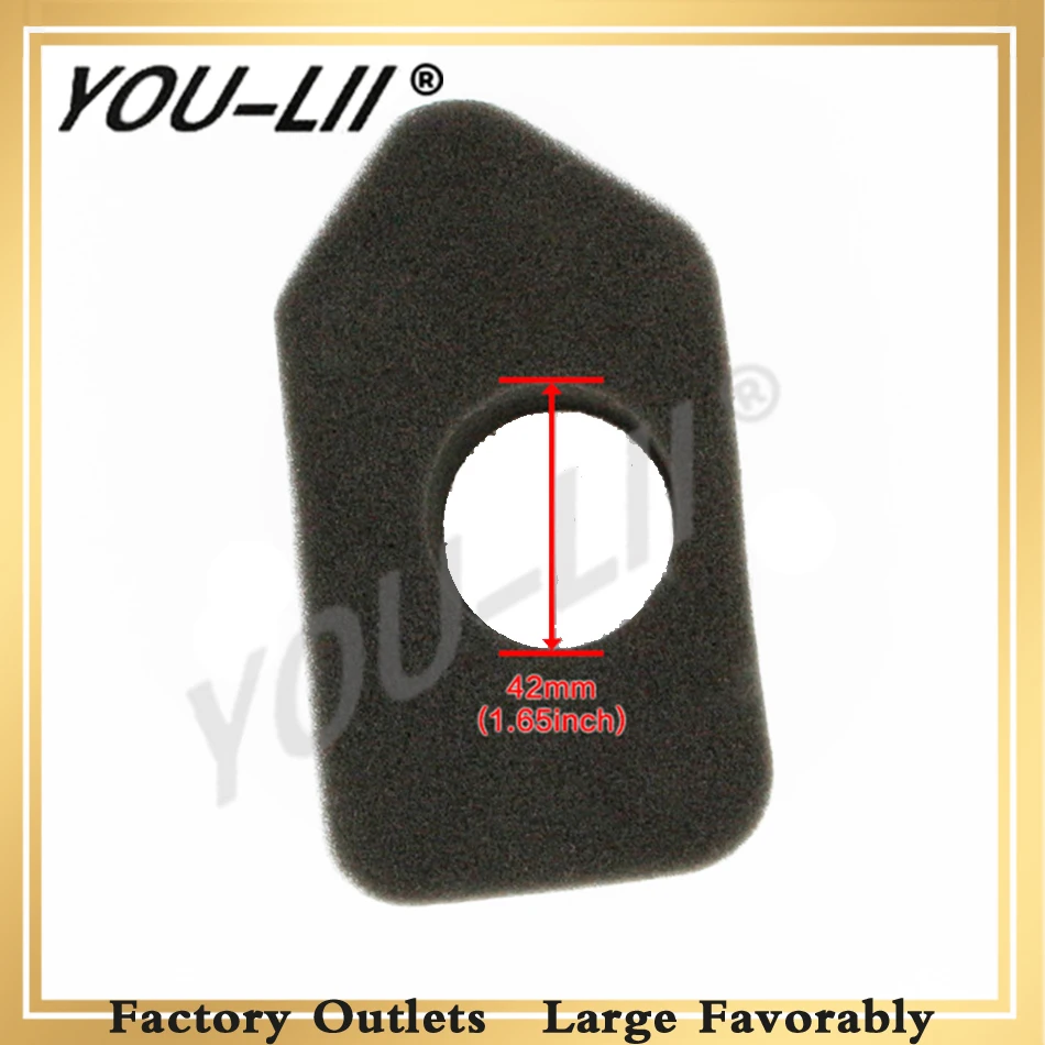 YOULII 1 шт Пена воздушный фильтр ДЛЯ Briggs & Stratton 698369 5086K 5088 5088H 5099 газонокосилка