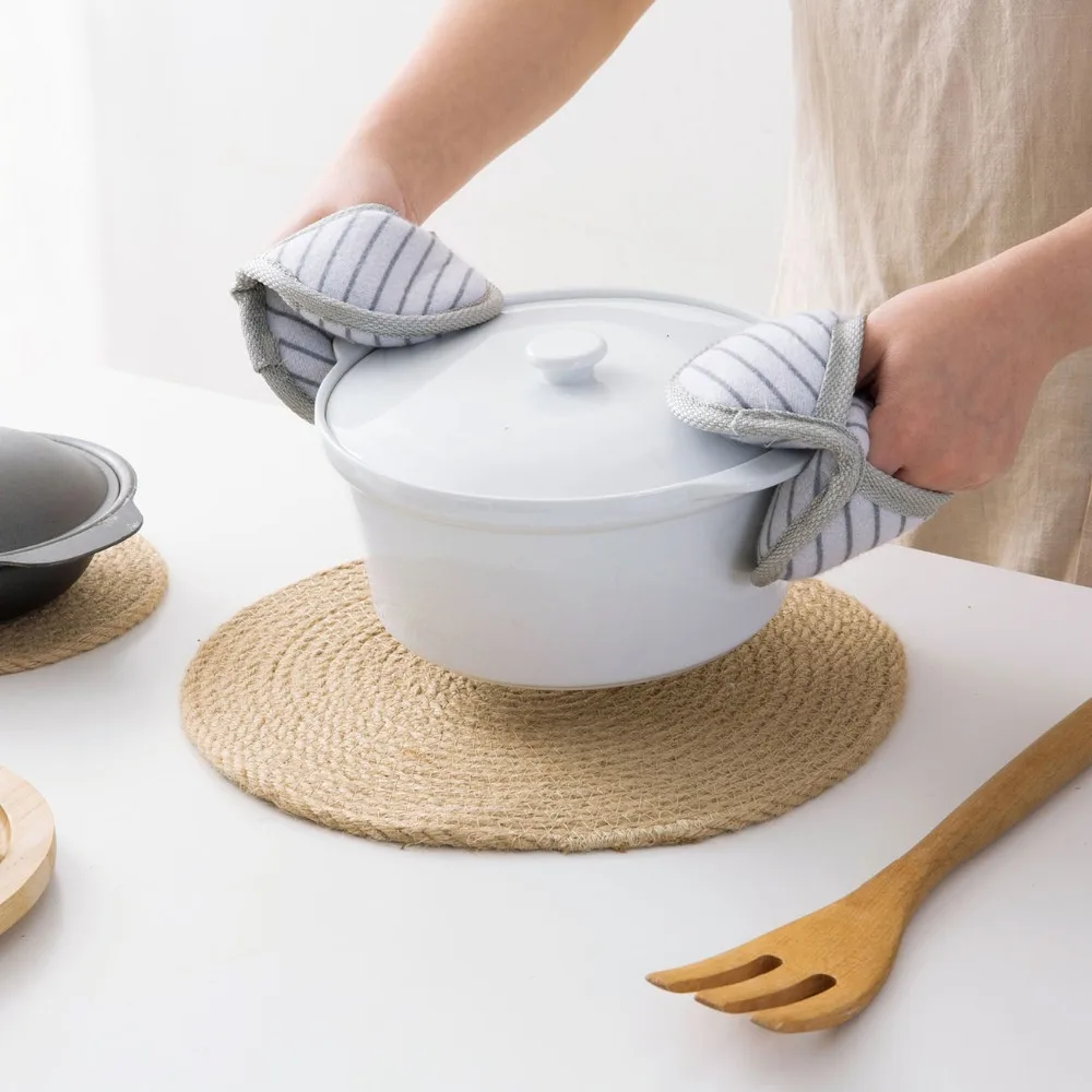 Подставка OTHERHOUSE с соломенным переплетением подставка ручной работы для чашки